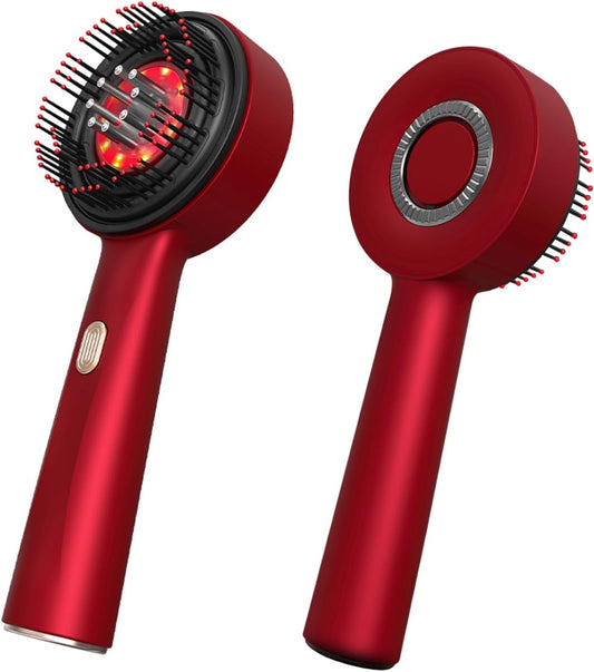 Electric Scalp Massager Brush color red