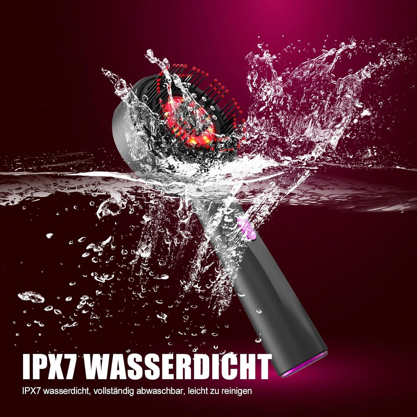 Electric Scalp Massager Brush color gray